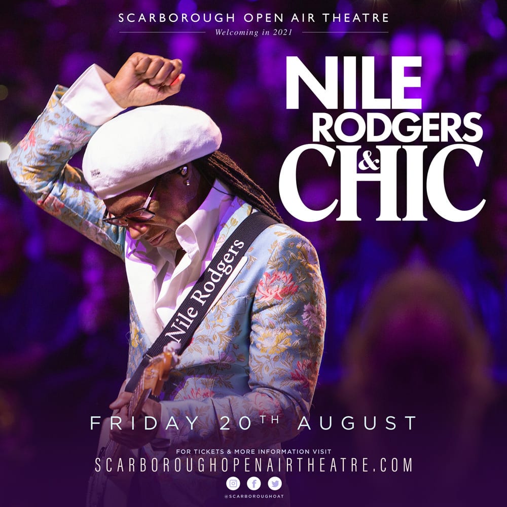 NILE RODGERS & CHIC SET FOR MASSIVE YORKSHIRE COAST SHOW