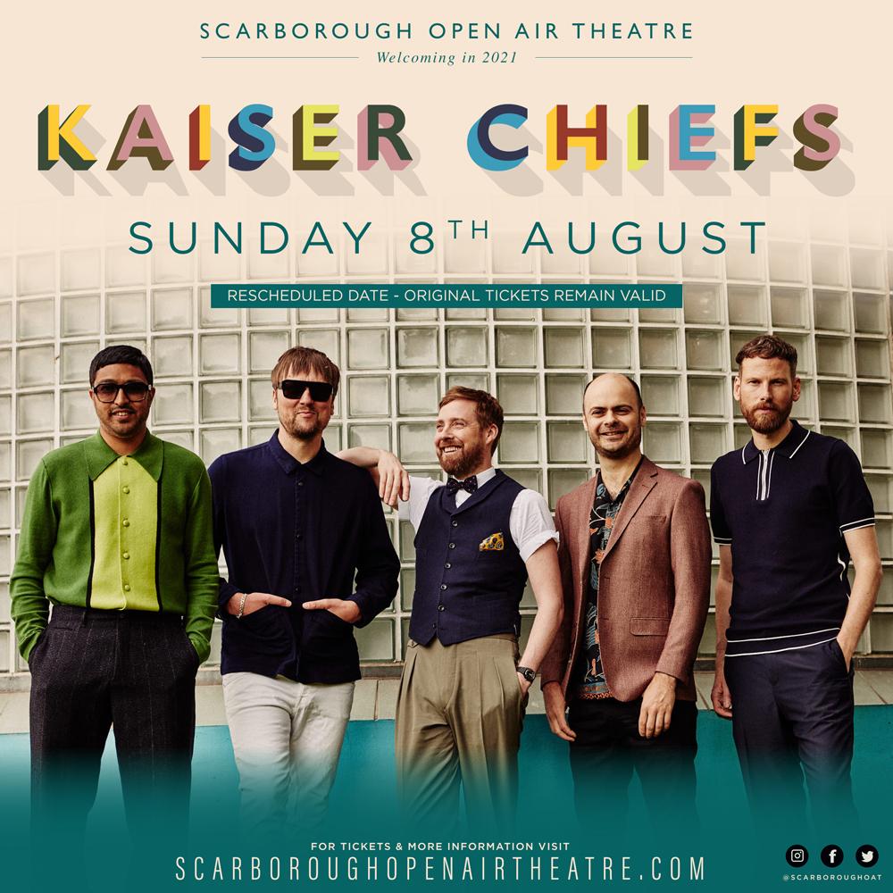 KAISER CHIEFS ARE BACK TO HEADLINE SCARBOROUGH OAT