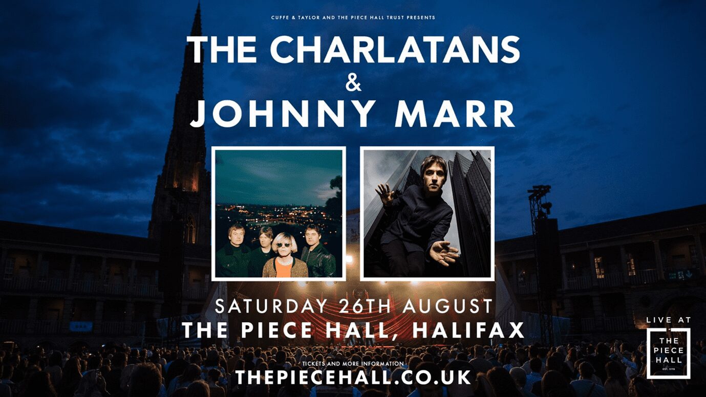 THE CHARLATANS AND JOHNNY MARR ANNOUNCE CO-HEADLINE SHOW