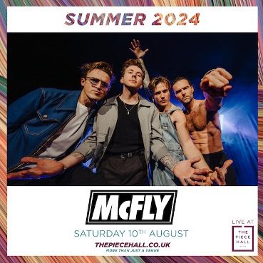 McFLY ANNOUNCE HUGE OUTDOOR SHOW – LIVE AT THE PIECE HALL